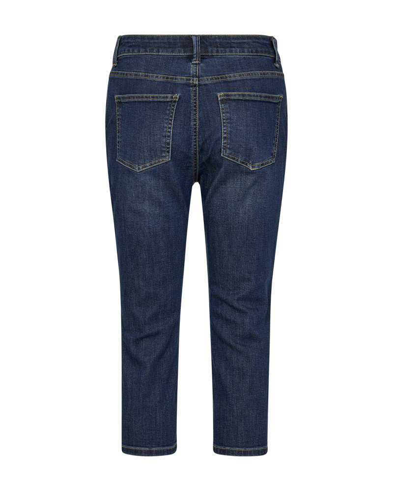 FQJANE - DENIM CAPRI PANTS - BLUE