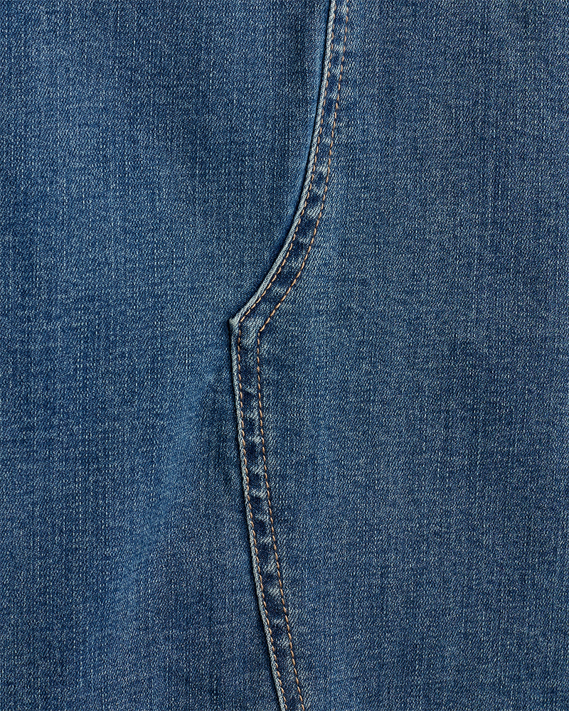 FQHARLAN - DENIM SKIRT - BLUE