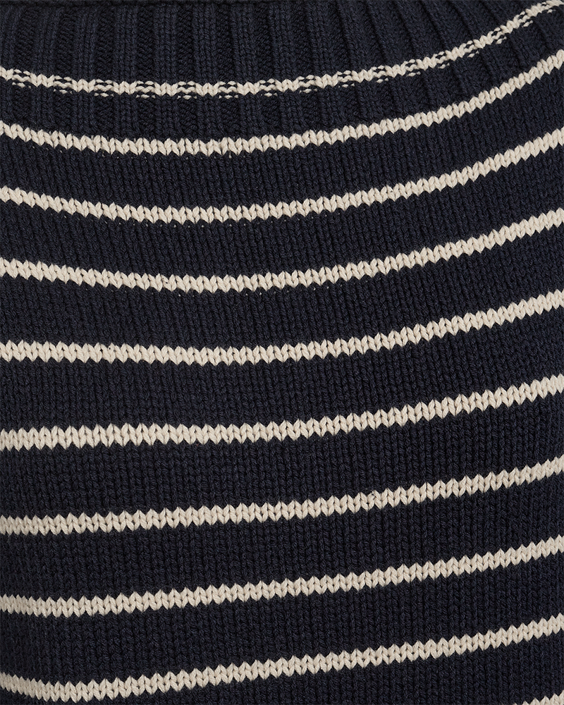 FQCOTLA - KNIT - BEIGE AND BLUE