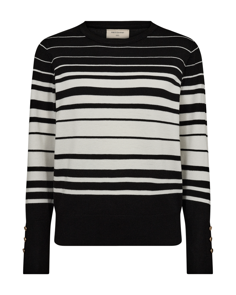 FQKATIE - PULLOVER - BLACK AND WHITE