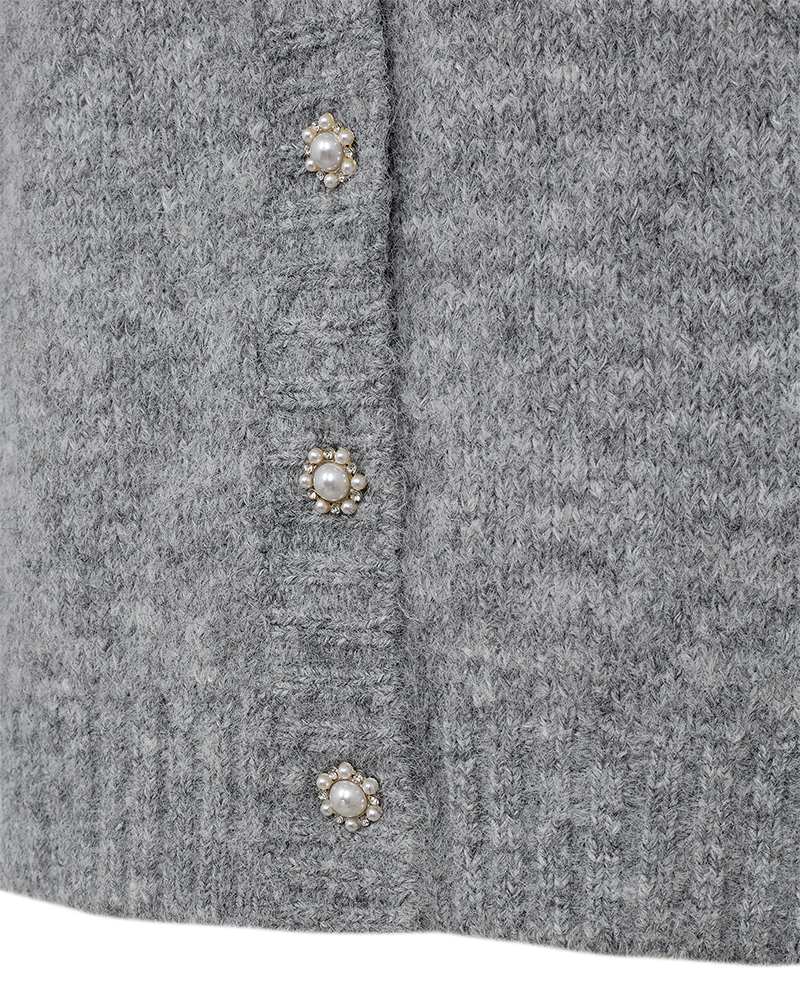 FQLOUISA - CARDIGAN - GREY