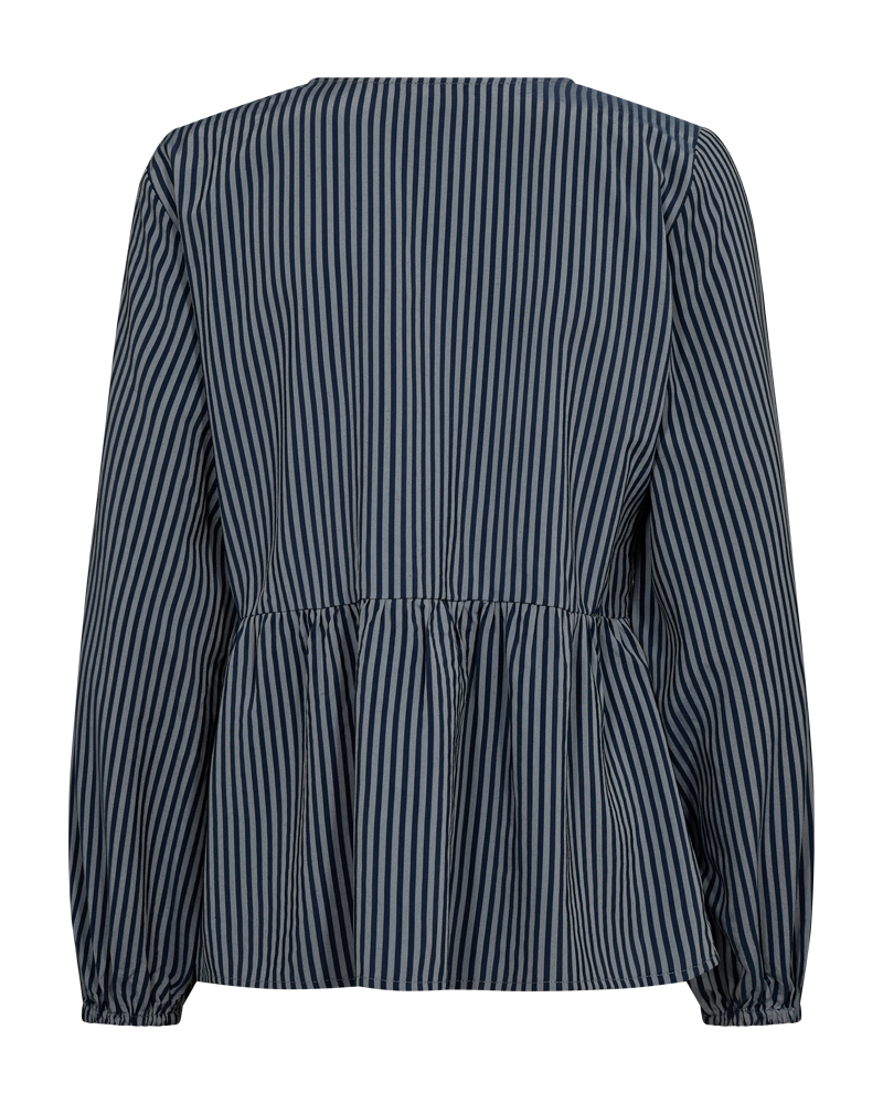FQSADIE - BLOUSE - BLUE AND WHITE
