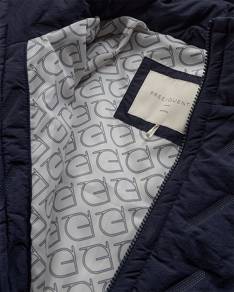 Fqcrown - gewatteerde jas - blauw