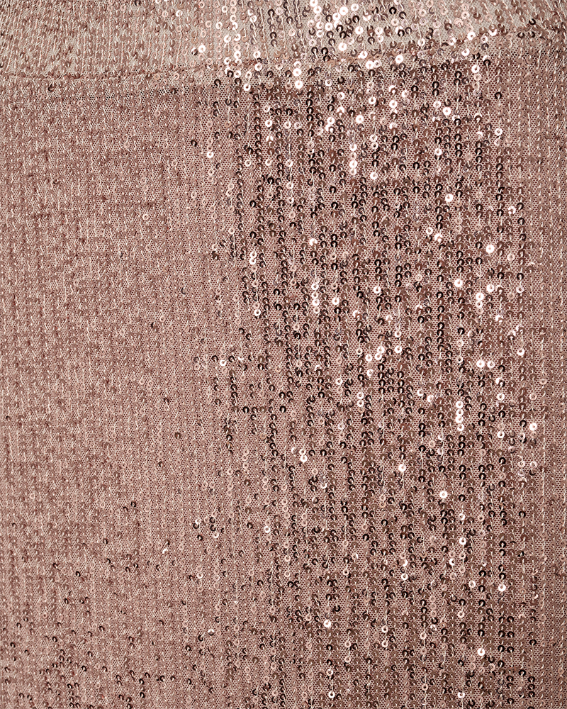 FQBASAL - SEQUINS SKIRT - ROSE
