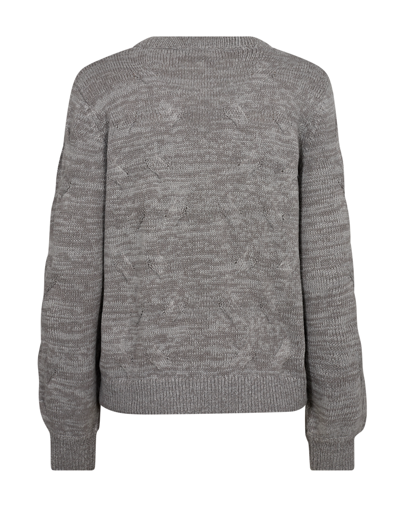 FQJAZZ - KNITTED PULLOVER - GREY