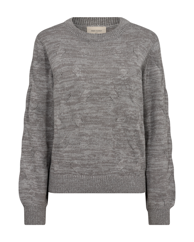 FQJAZZ - KNITTED PULLOVER - GREY