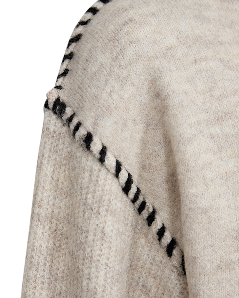 FQKINLOCK - PULLOVER - BLACK AND WHITE