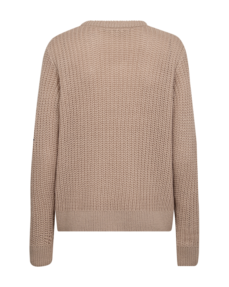 FQCOX - PULLOVER - BLACK AND BEIGE
