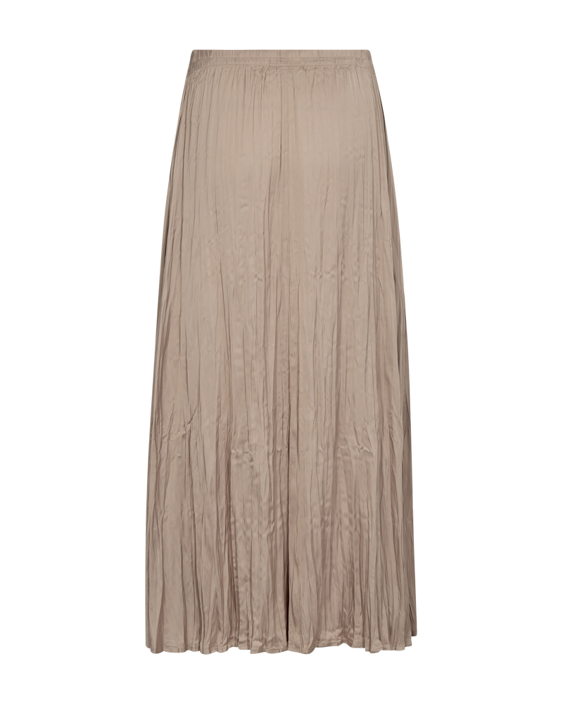 FQNELLA - PLEATED SKIRT - BEIGE