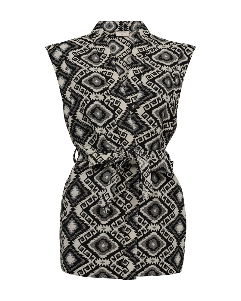 FQSILDA - WAISTCOAT - BEIGE