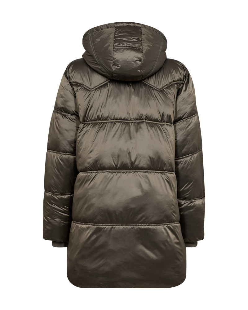 FQSHORTY - WADDED JACKET - BROWN