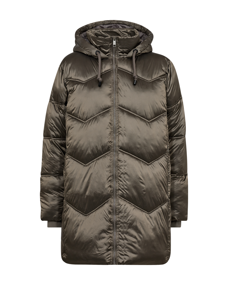 FQSHORTY - WADDED JACKET - BROWN