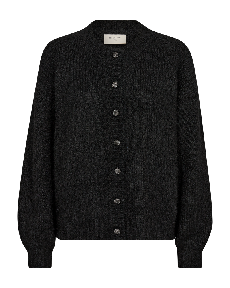 FQLOUISA - CARDIGAN - BLACK