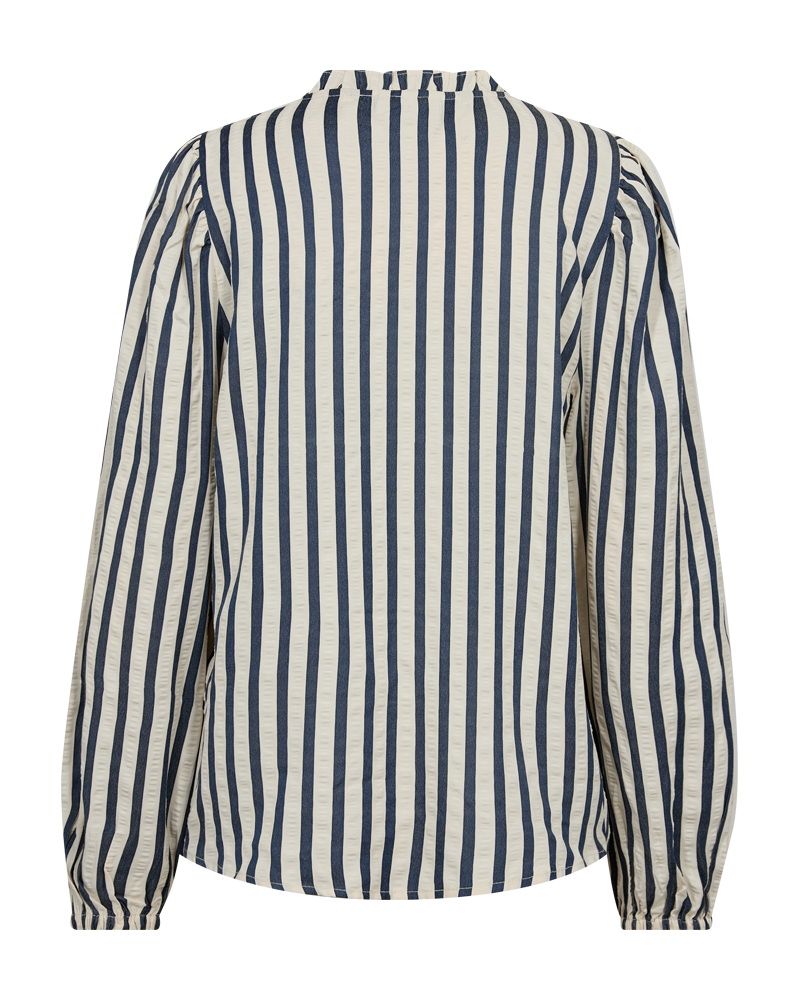 FQNOTO - BLOUSE - BLUE AND WHITE