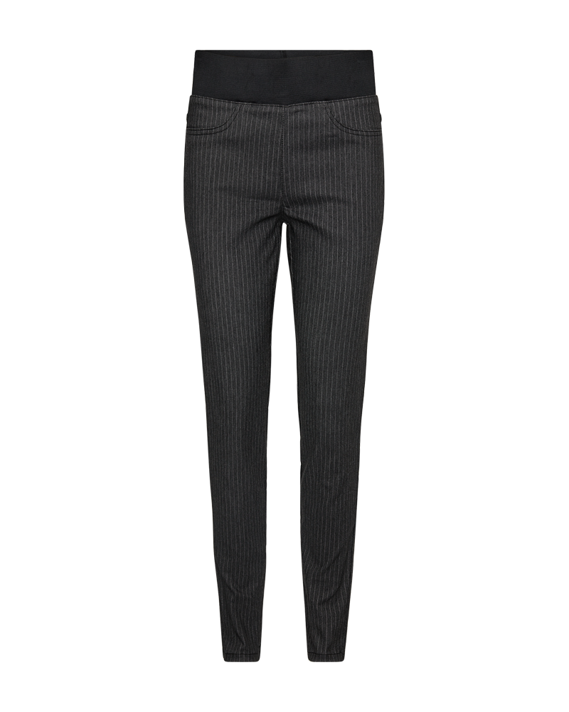FQSHANTAL - PANTS - GREY AND WHITE