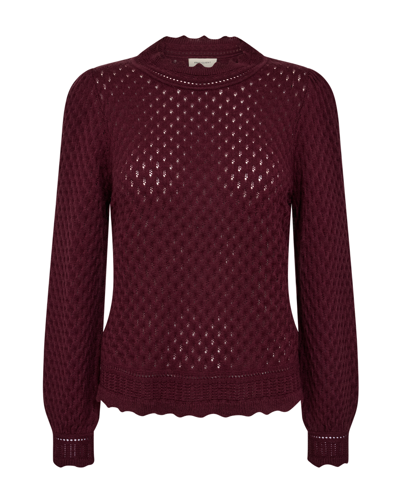 FQGINA - PULLOVER - BORDEAUX