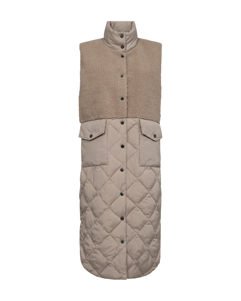 FQOLGA - WAISTCOAT - BEIGE