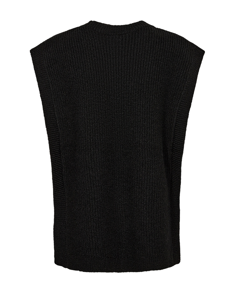 FQRANOLA - WAISTCOAT - BLACK
