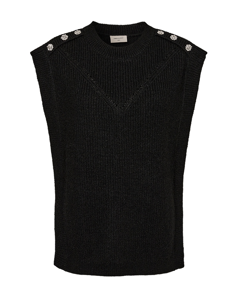 FQRANOLA - WAISTCOAT - BLACK