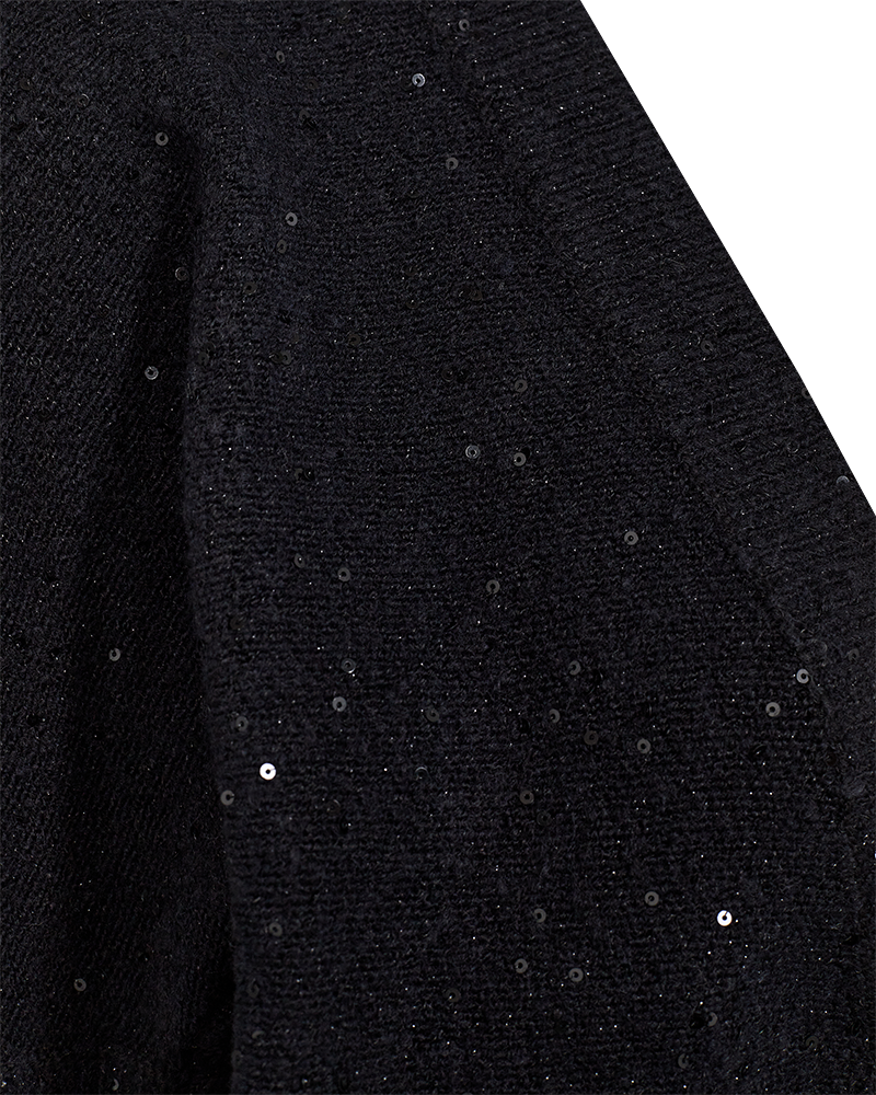 FQSIGGY - CARDIGAN - BLACK