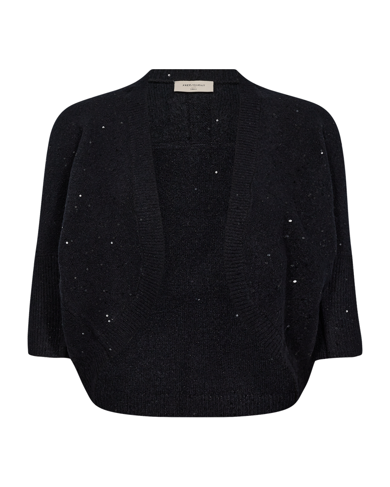 FQSIGGY - CARDIGAN - BLACK