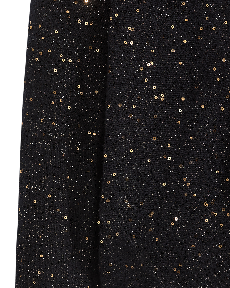 FQSIGGY - CARDIGAN - BROWN AND BLACK
