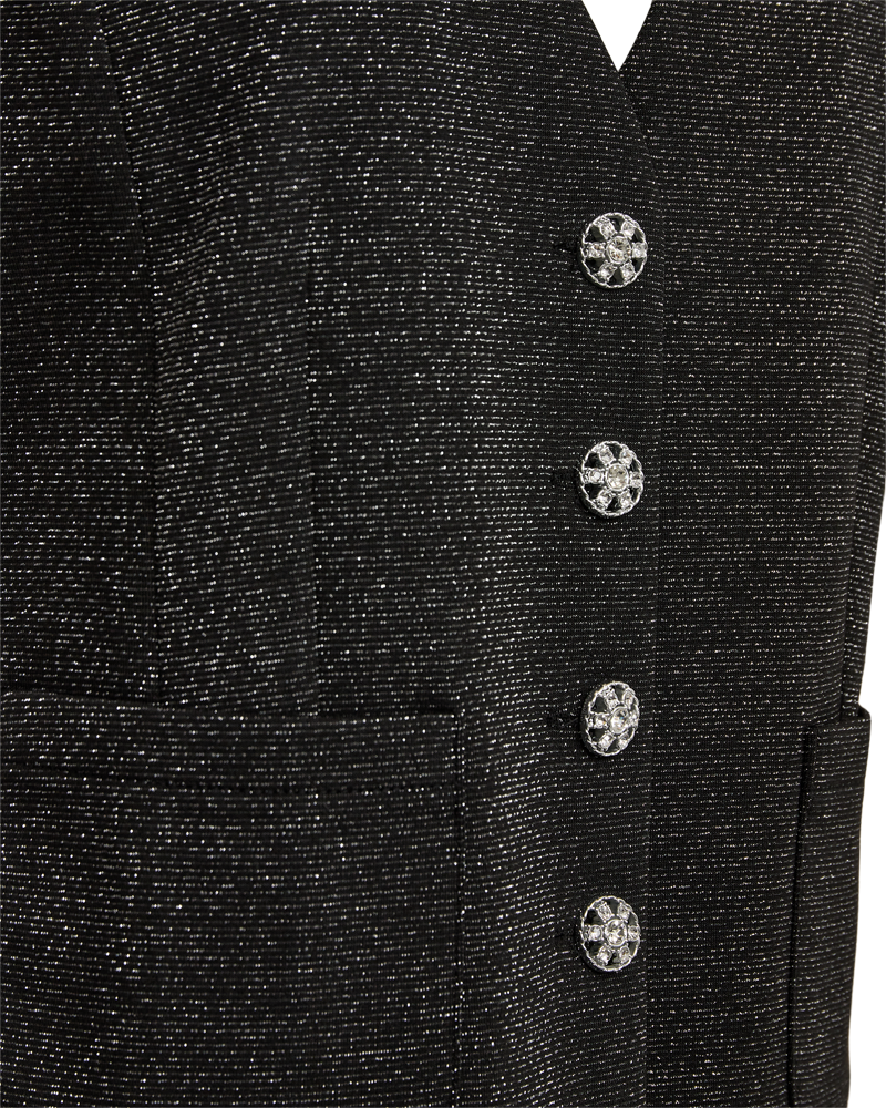 FQNANNILUX - WAISTCOAT - BLACK