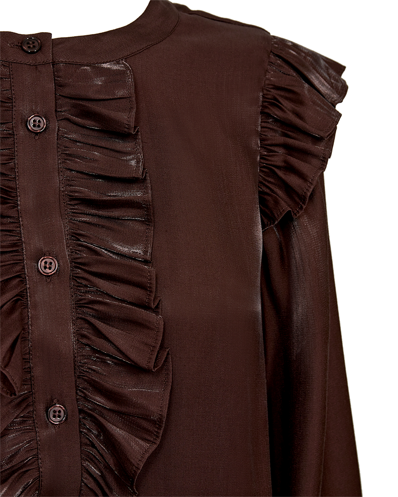 FQNARON - BLOUSE - BROWN
