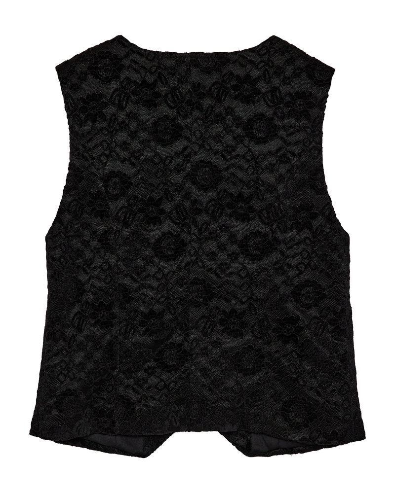 FQGRY - WAISTCOAT - BLACK