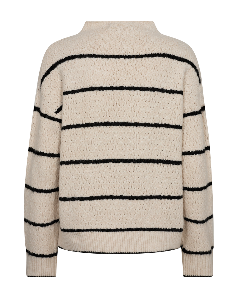 FQHARA - PULLOVER - WHITE AND BLACK