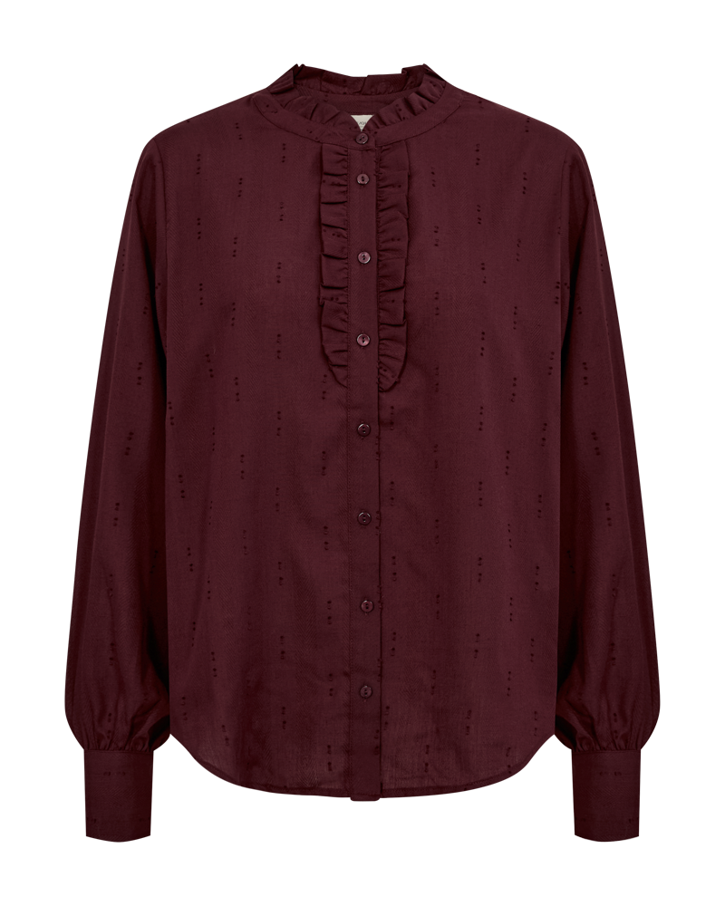 Fqraya - shirt - bordeaux