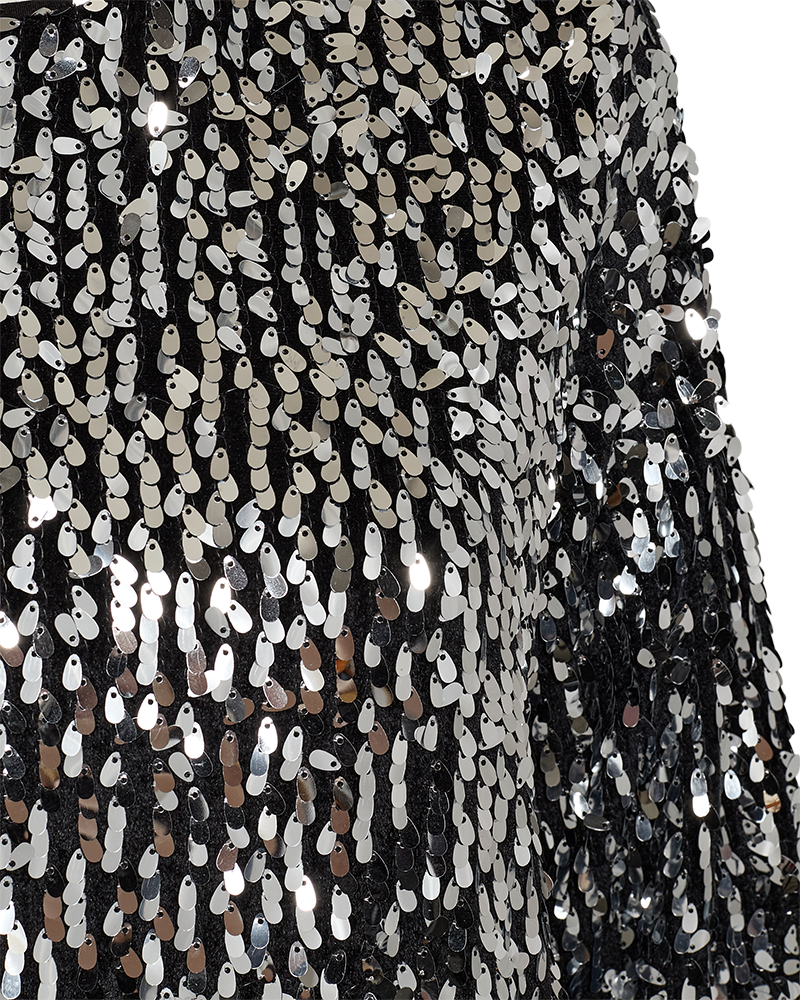 FQEVE - DRESS - GREY AND BLACK