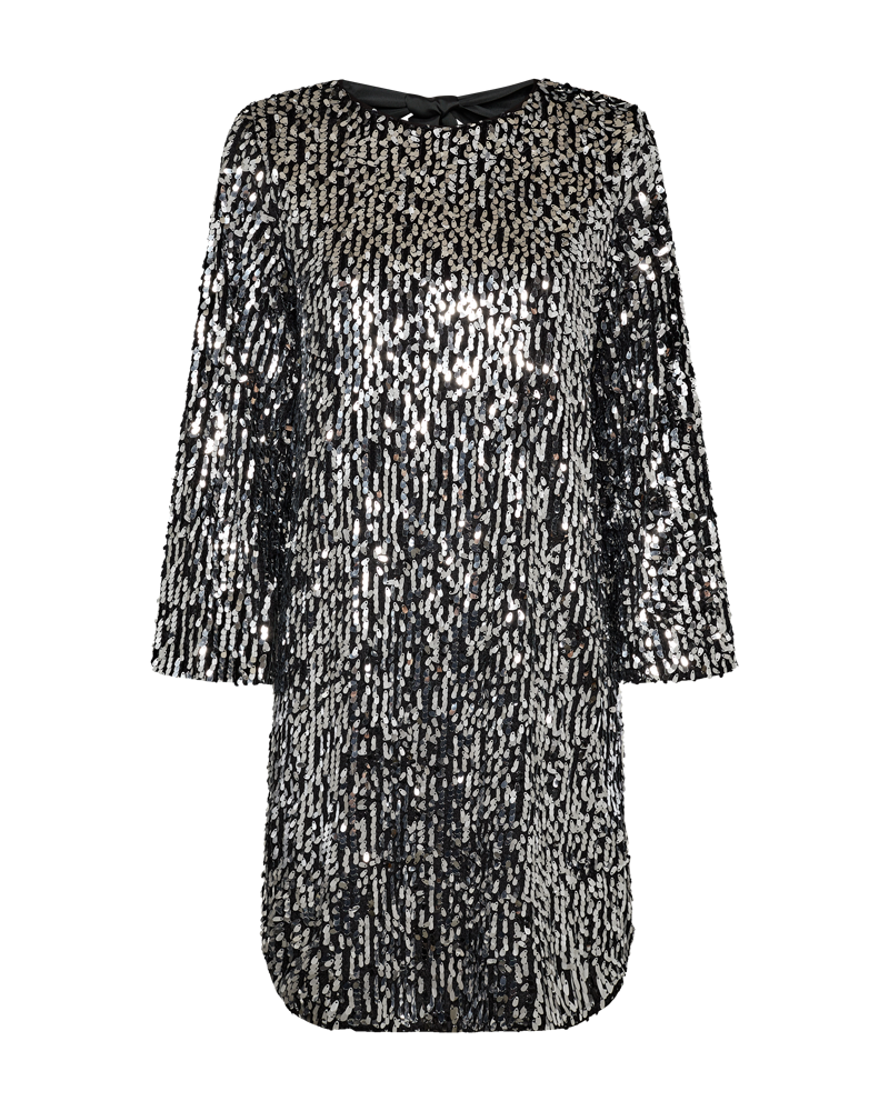 FQEVE - DRESS - GREY AND BLACK