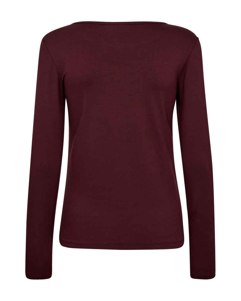 FQLIANA - T -shirt met lange mouwen - Bordeaux