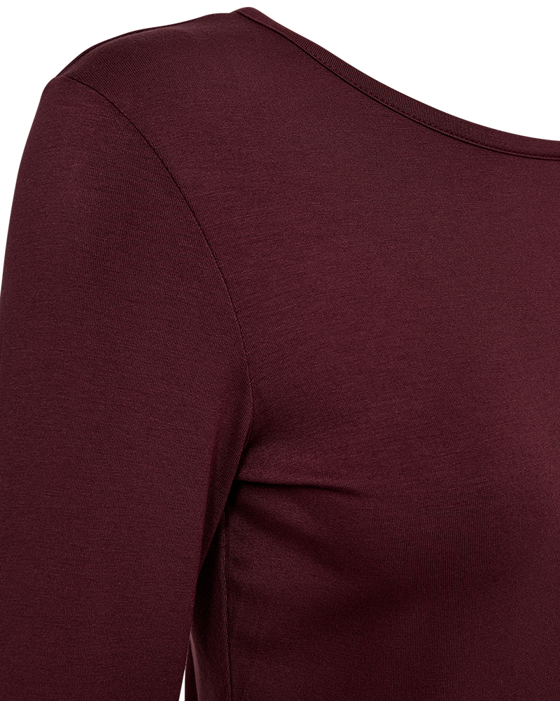 FQLIANA - T -shirt met lange mouwen - Bordeaux
