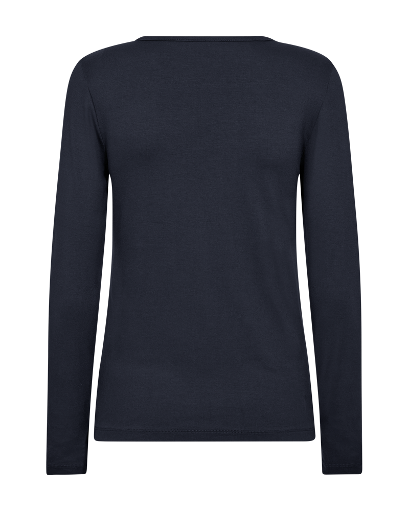 Fqliana - Langærmet t -shirt - blauw