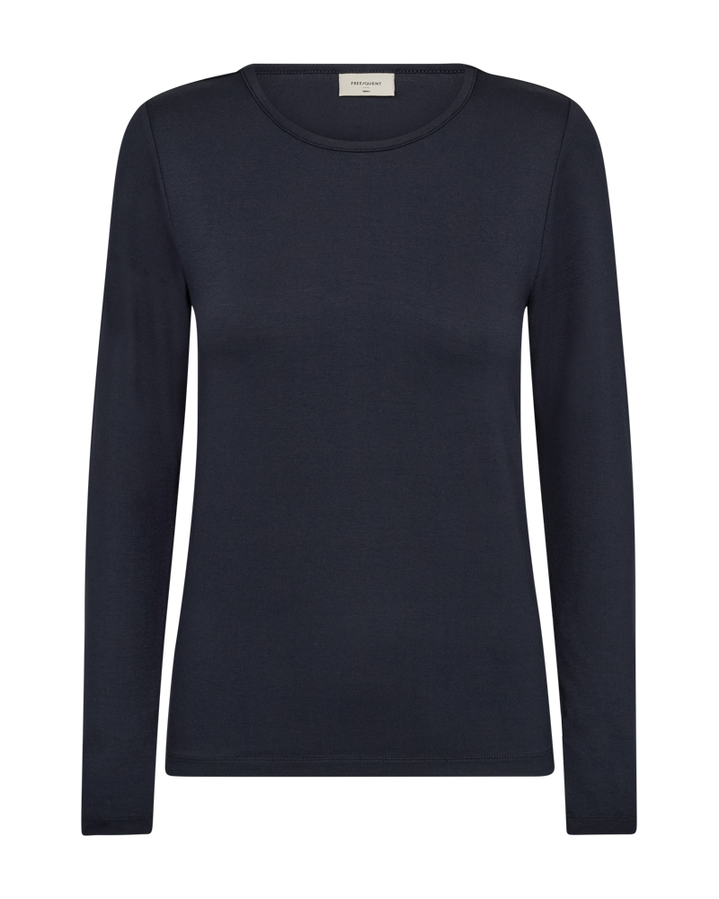 Fqliana - Langærmet t -shirt - blauw