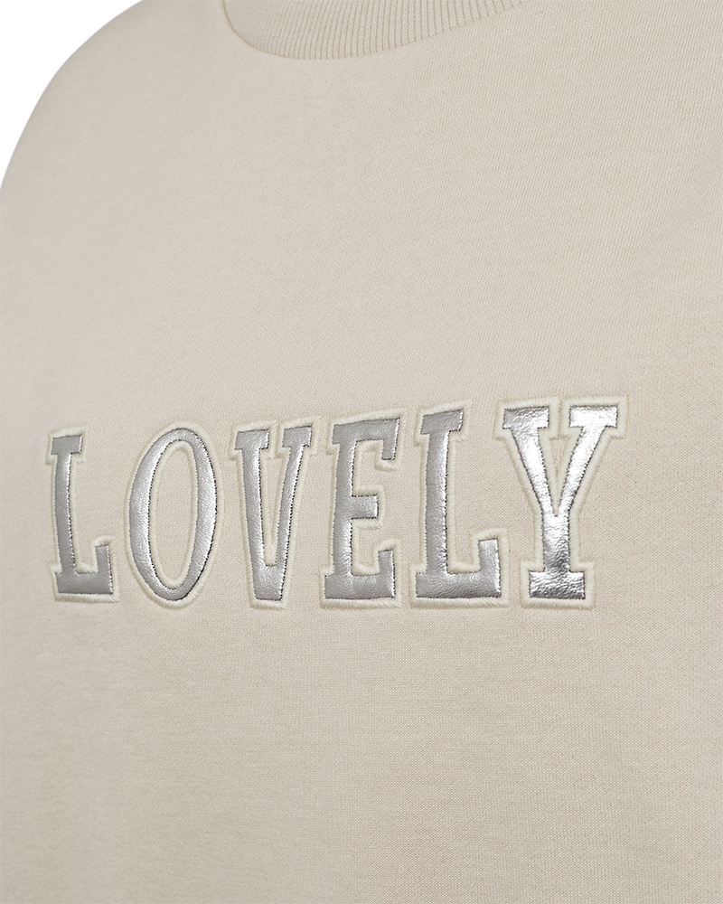 FQKAMELA - PULLOVER - GREY AND WHITE