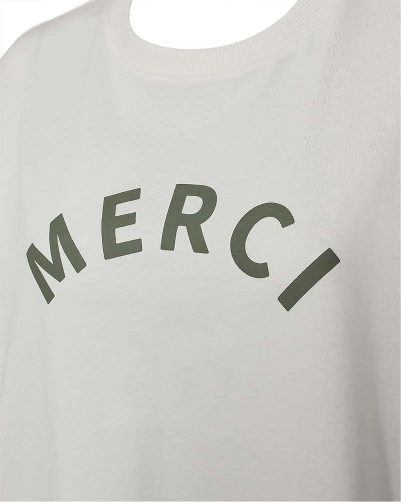 FQCAROL - T-SHIRT - WHITE AND GREEN