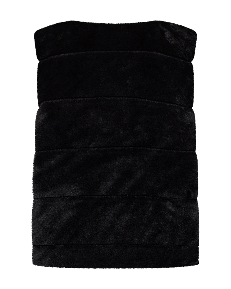 FQFOXY - WAISTCOAT - BLACK