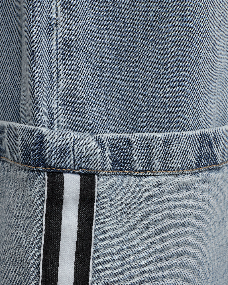 FQMIDDE - JEANS WITH TURN-UP - BLUE