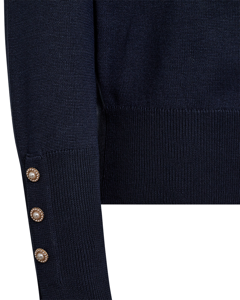 FQKATIE - CARDIGAN - BLUE