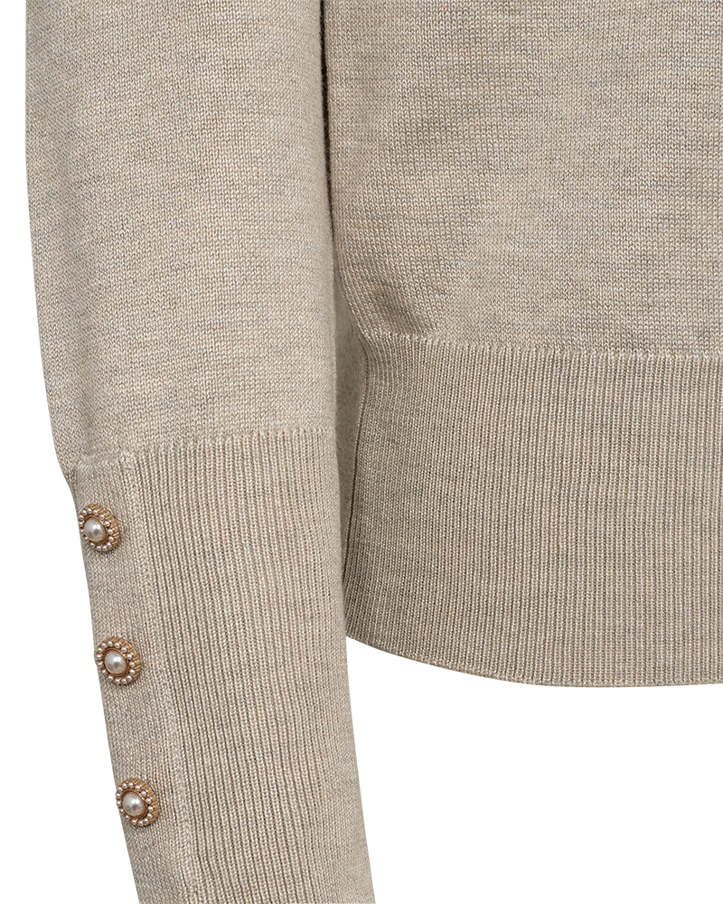 FQKATIE - CARDIGAN - BEIGE