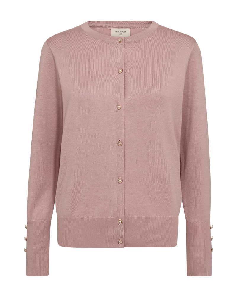 FQKATIE - CARDIGAN - ROSE
