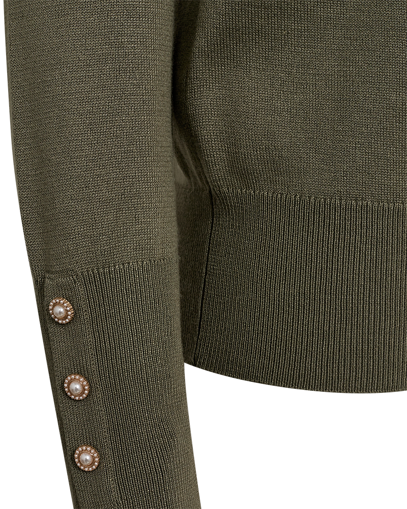 FQKATIE - CARDIGAN - GREEN