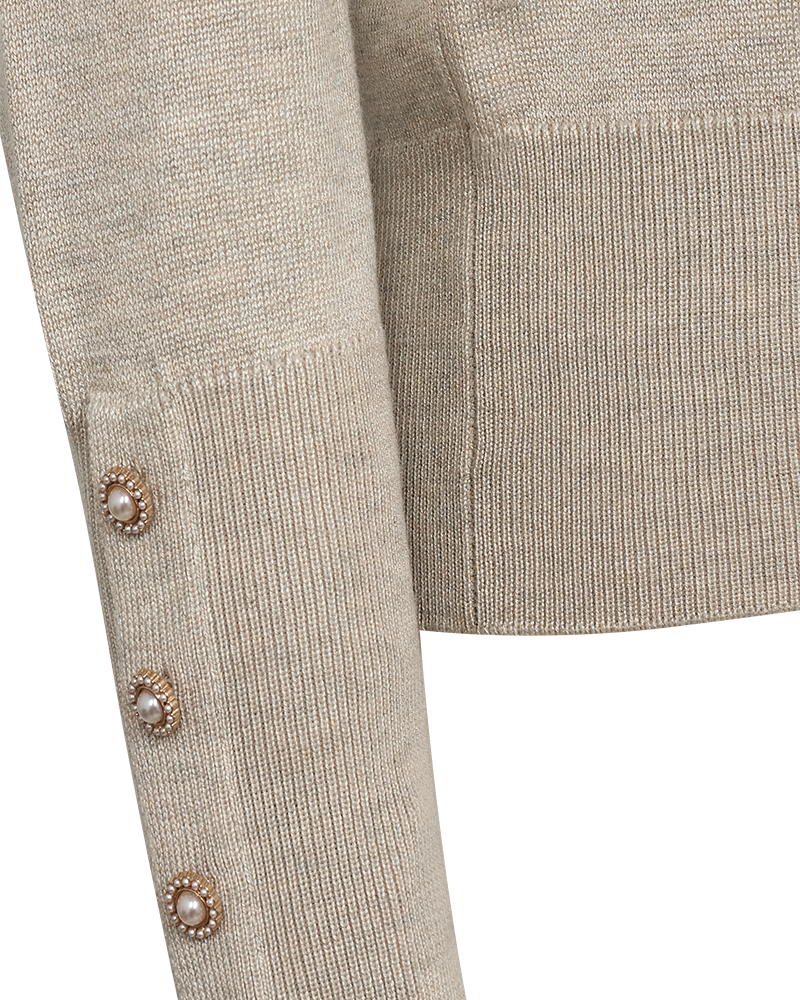 FQKATIE-PULLOVER - BEIGE