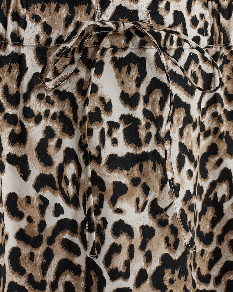 FQMALAY - SKIRT - LEOPARD