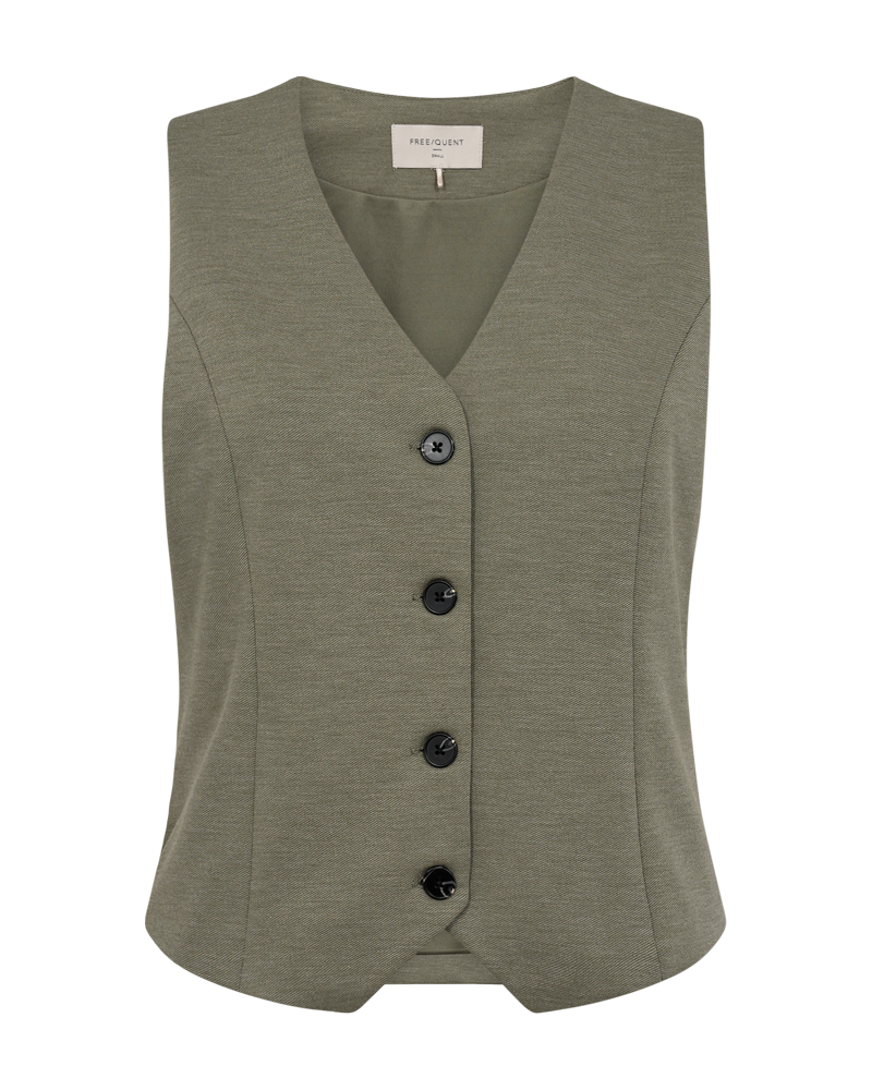 FQNANNI - WAISTCOAT - GREEN