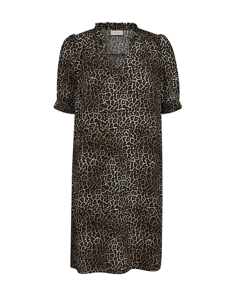 FQABY - DRESS - BROWN AND BLACK