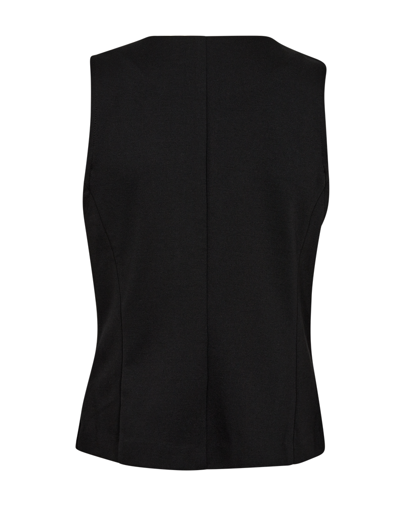 FQNANNI - WAISTCOAT - BLACK